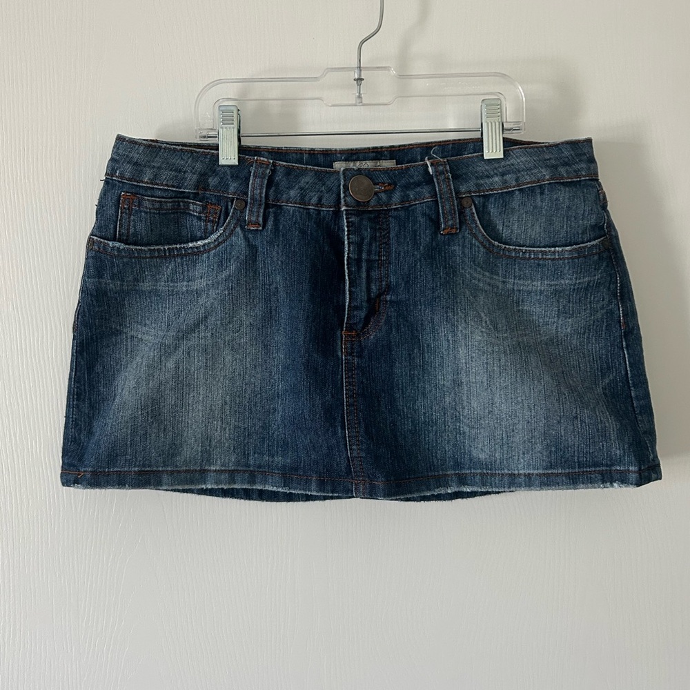 Denim Mini Skirt